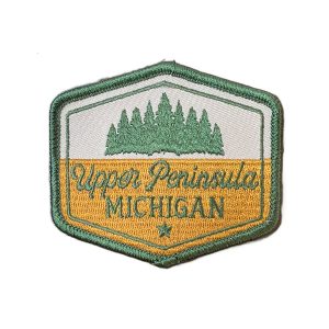 Upper Peninsula Michigan green pines patch